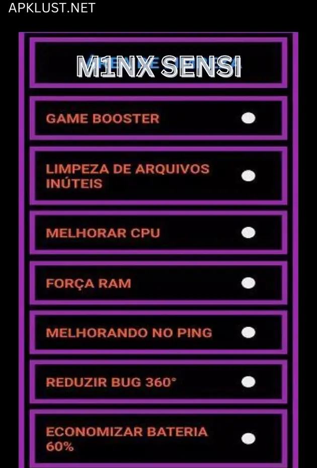 M1nx Sensi 2024 Mod Apk